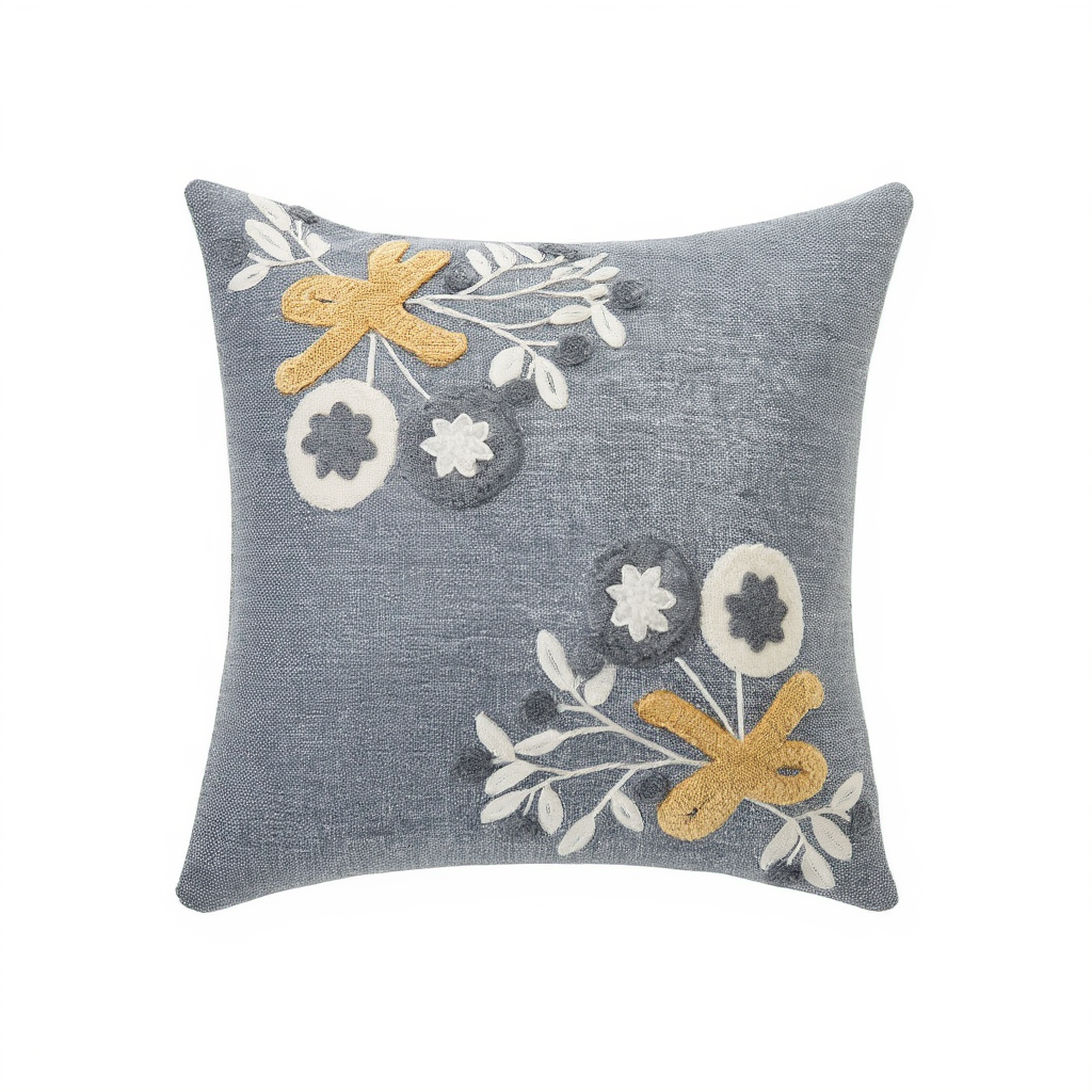 Grey Garden Cushion Cover Set