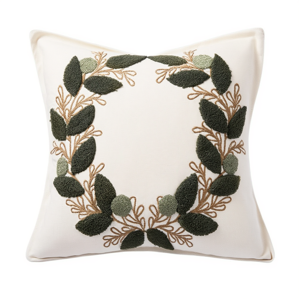 Winter Evergreen Cushion Cover Set