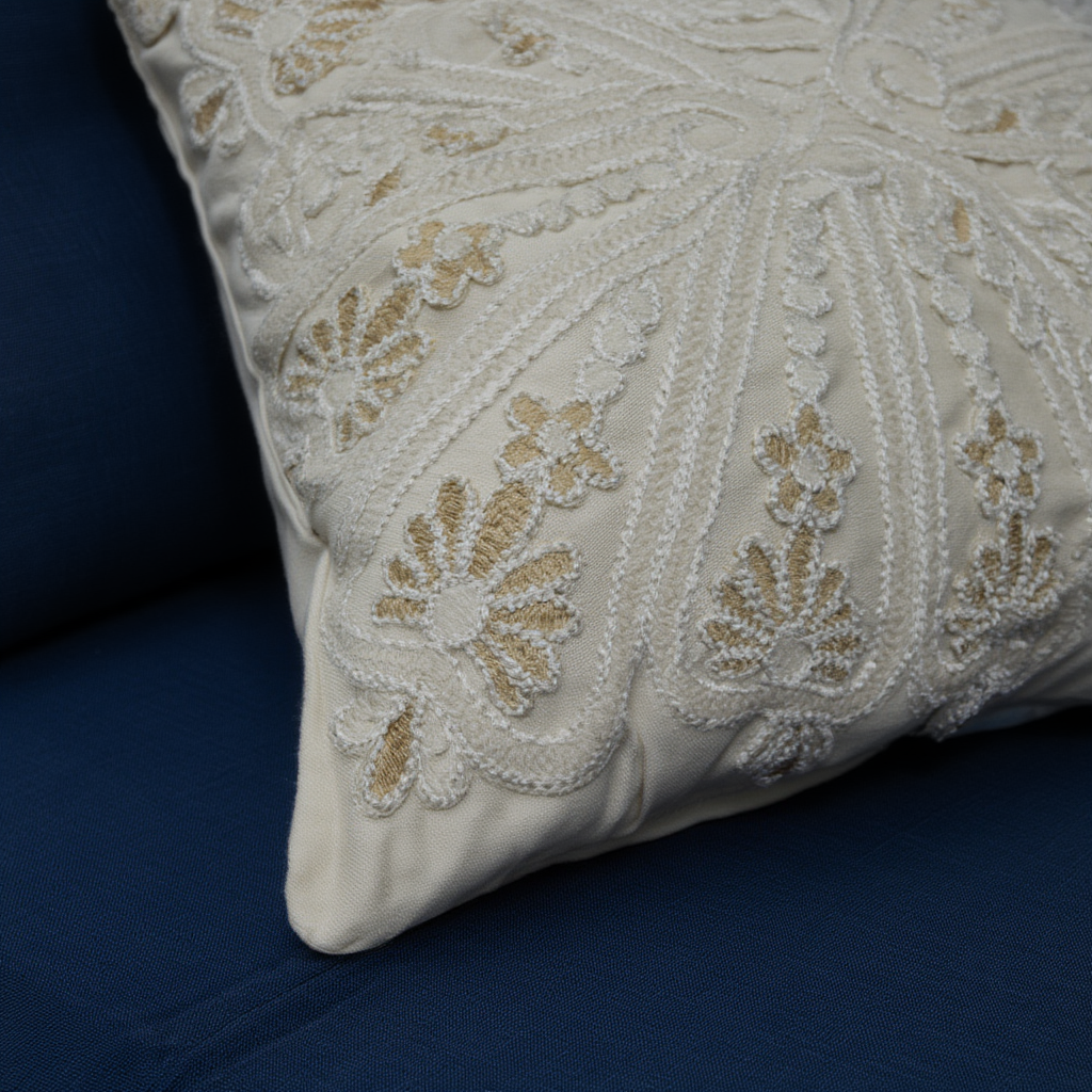 Heirloom Rosette Cushion Cover Set
