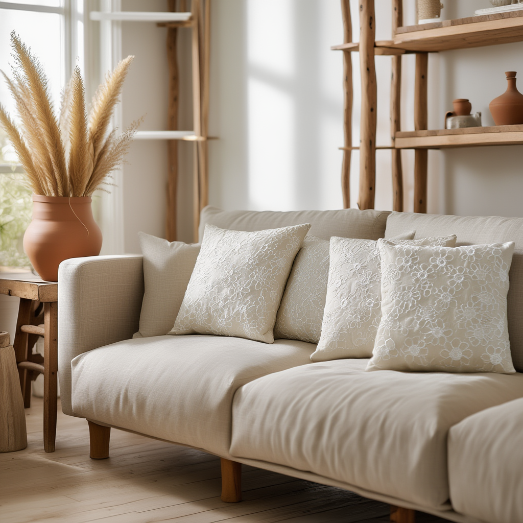 Serene Flora Cushion Cover Set