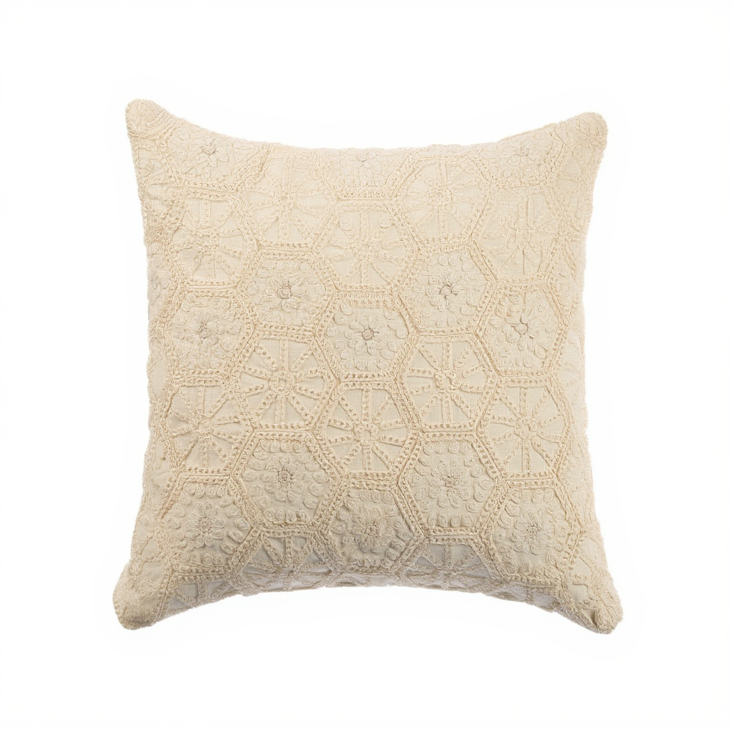 Heirloom Crochet Cushion Cover Set