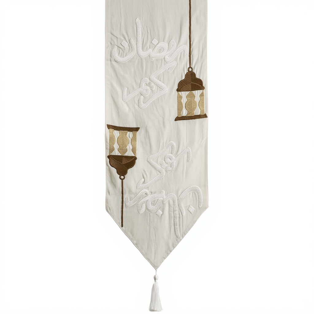 Glow Calligraphy Table Runner
