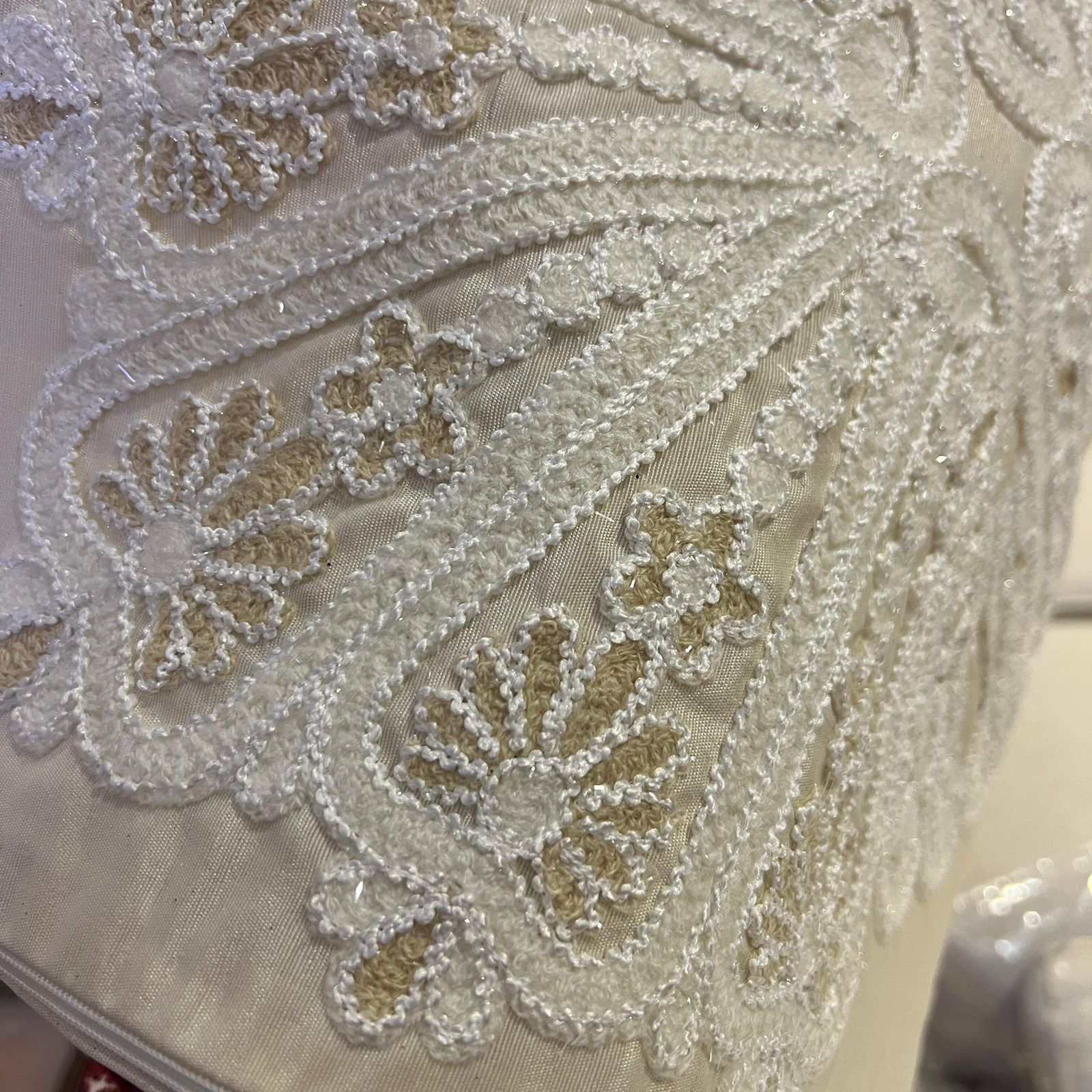 Heirloom Rosette Cushion Cover Set