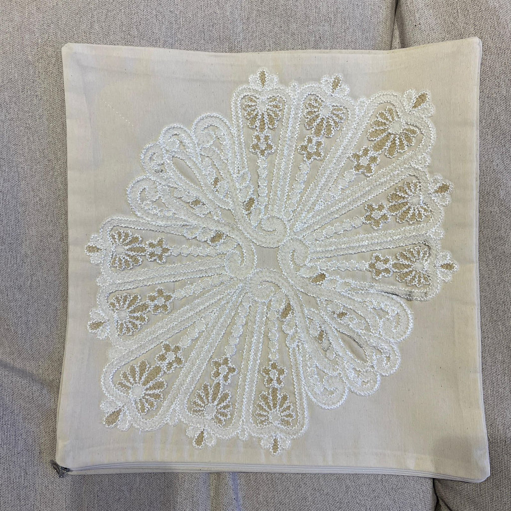 Heirloom Rosette Cushion Cover Set