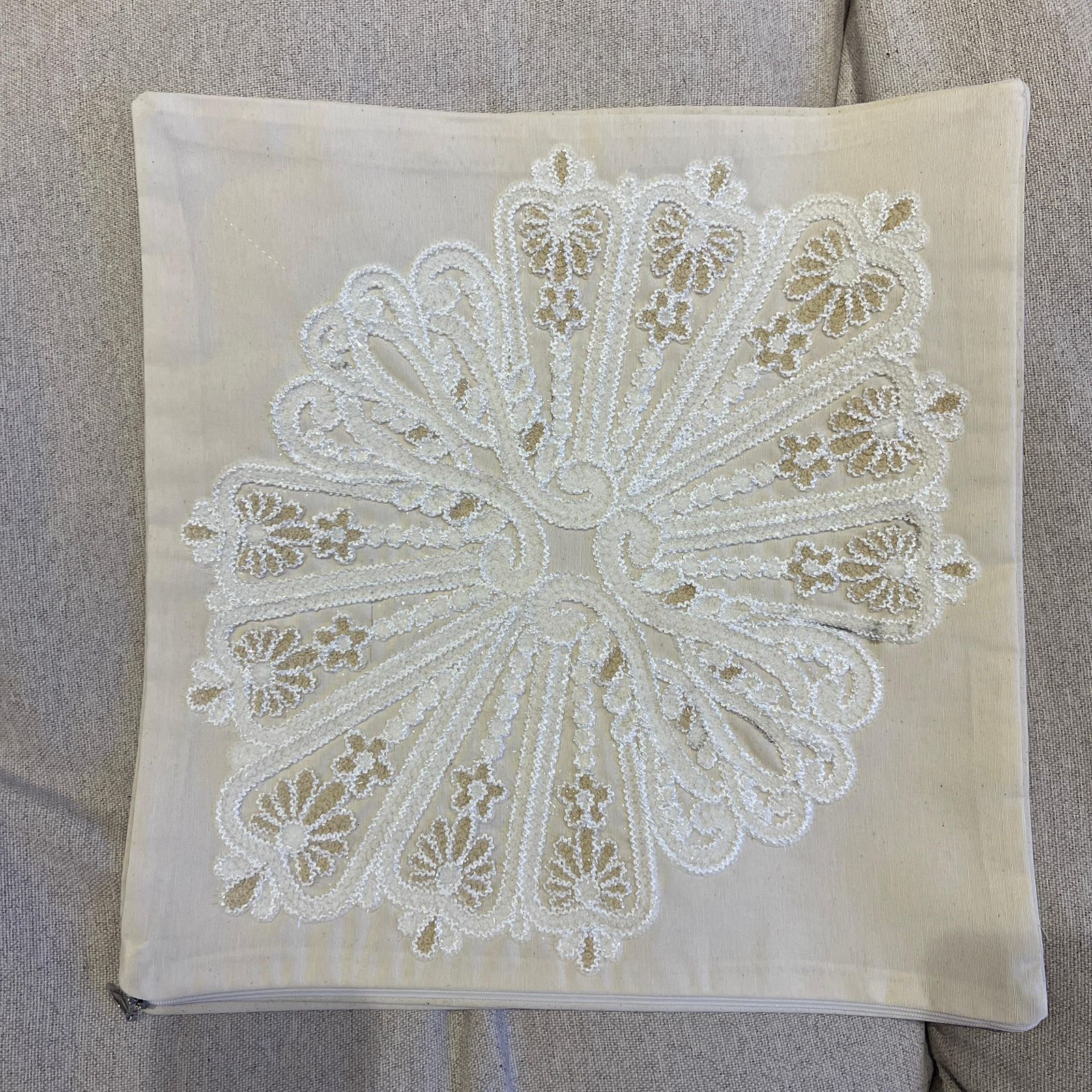 Heirloom Rosette Cushion Cover Set