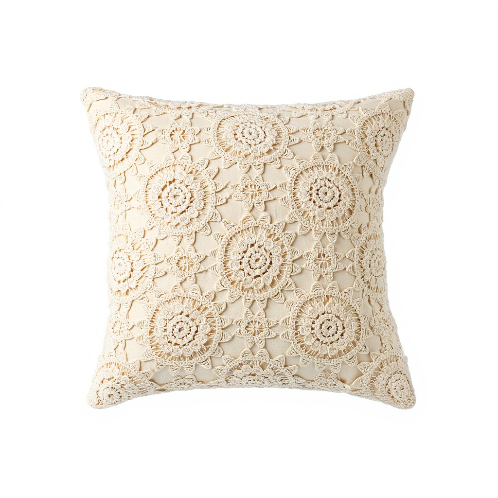 Ivory Bloom Cushion Cover Set