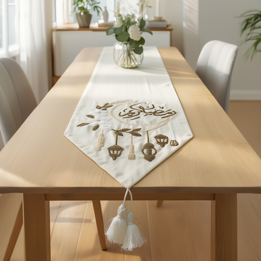 Crescent Flora Table Runner