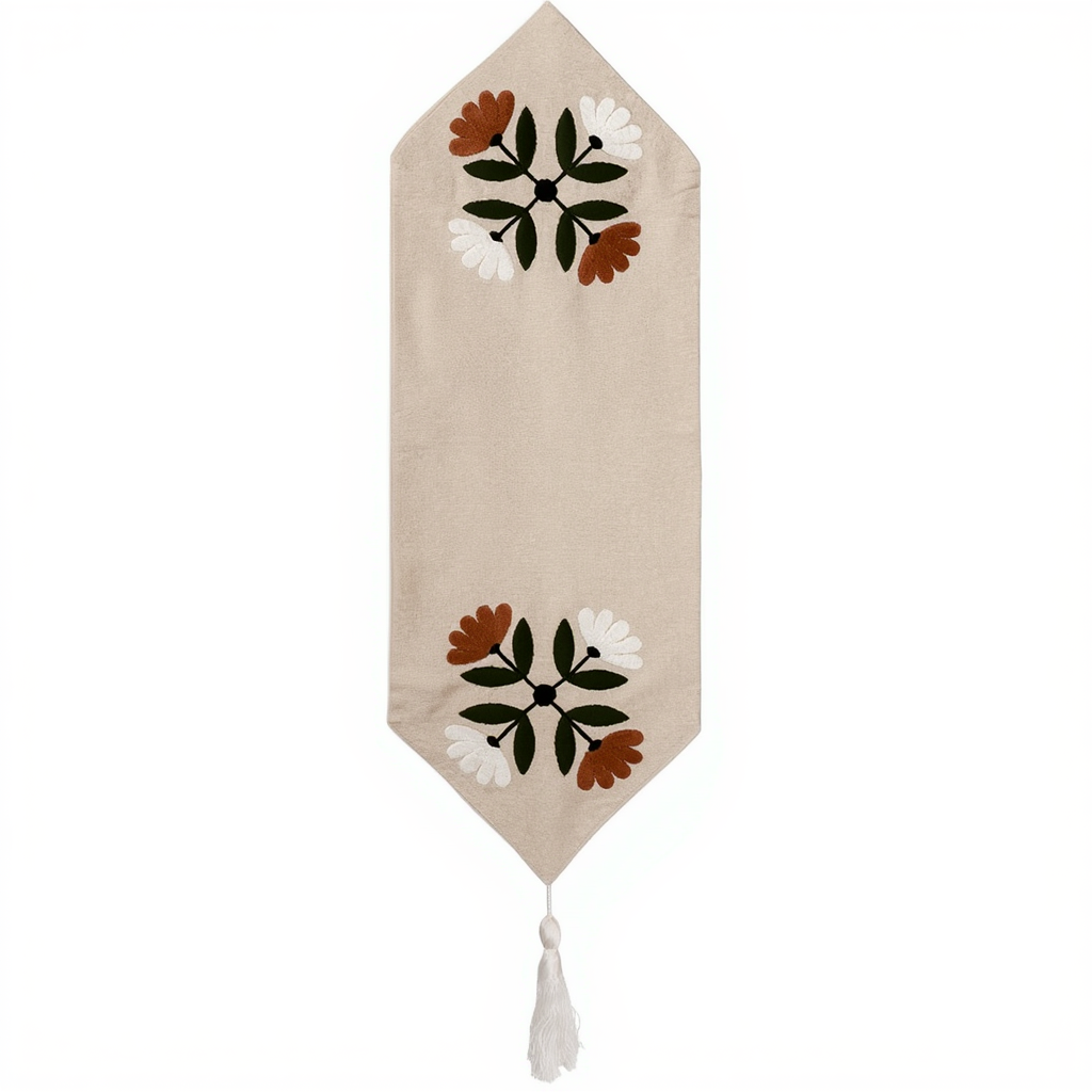 Heirloom Floral Table Runner