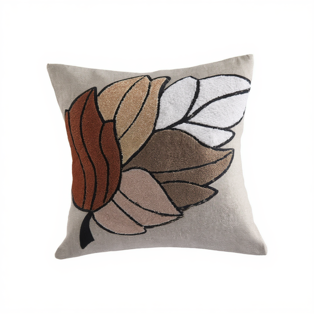 Sienna Leaf Cushion Cover Set