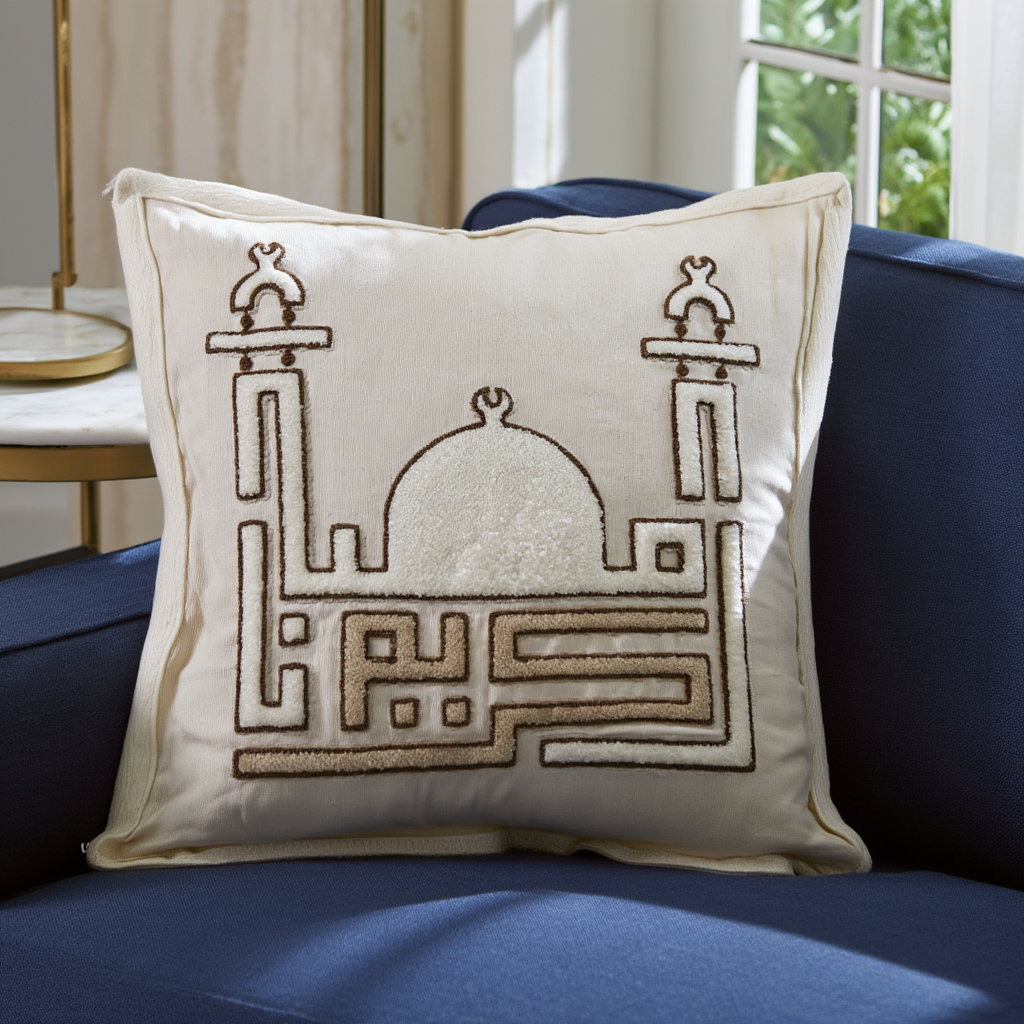Crescent Mosque Cushion Cover Set